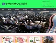 Tablet Screenshot of grandkamala-lagoon.com